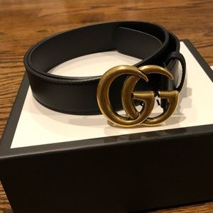 1” double G Gucci belt